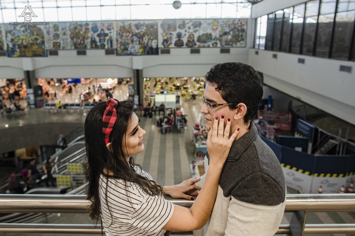 pre wedding em fortaleza no aeroporto