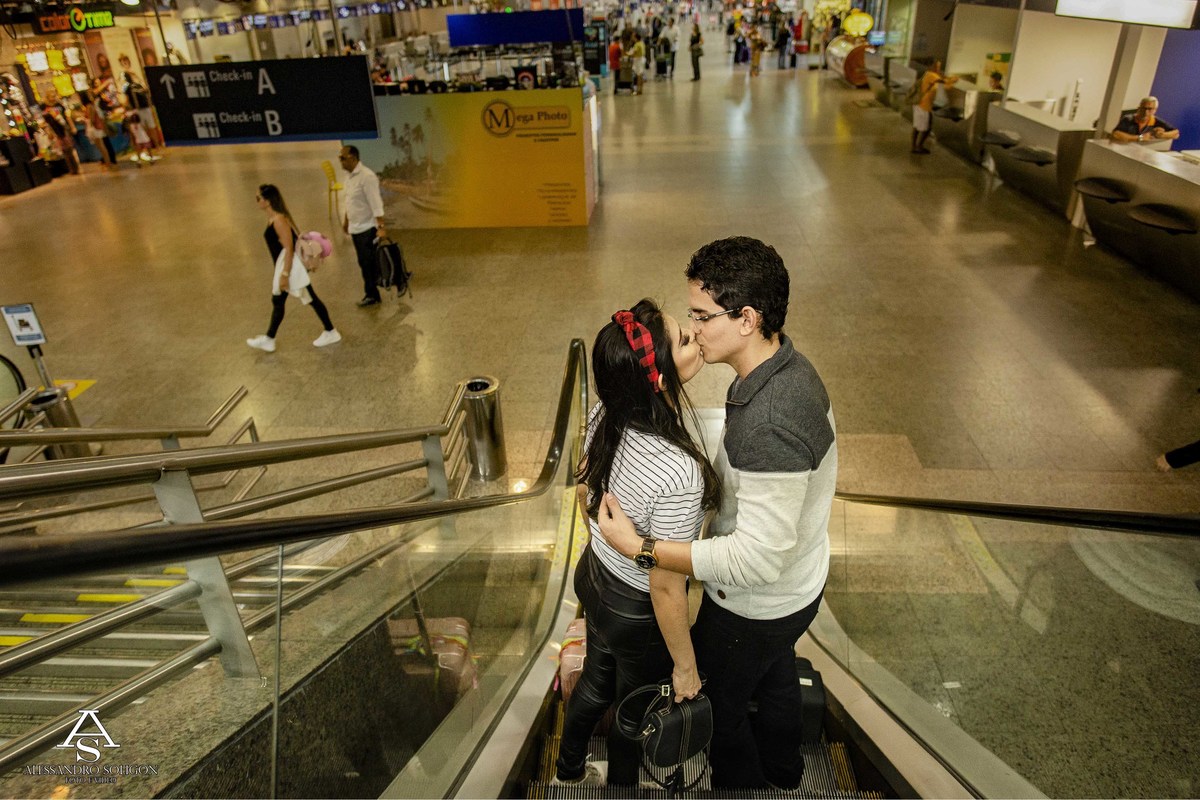 Lindo ensaio fotografico no aeroporto de fortaleza