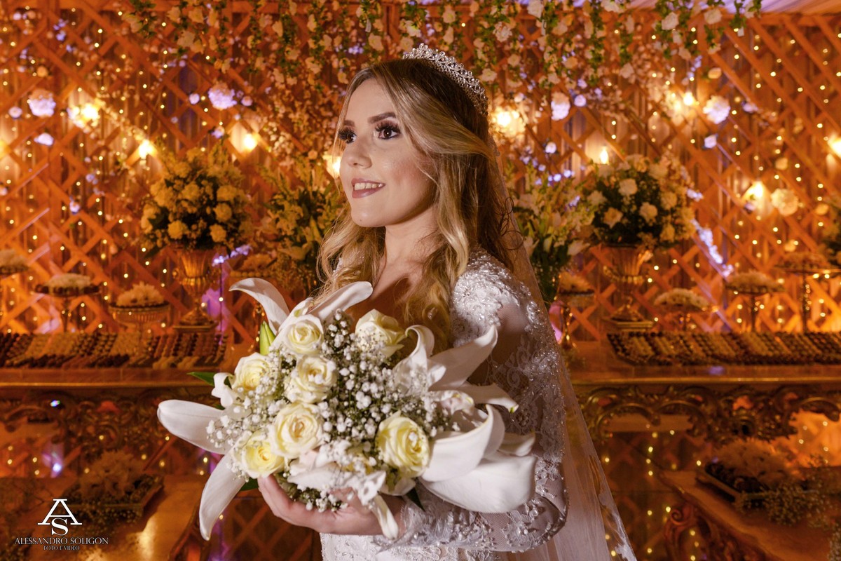 Retrato da noiva em fortaleza