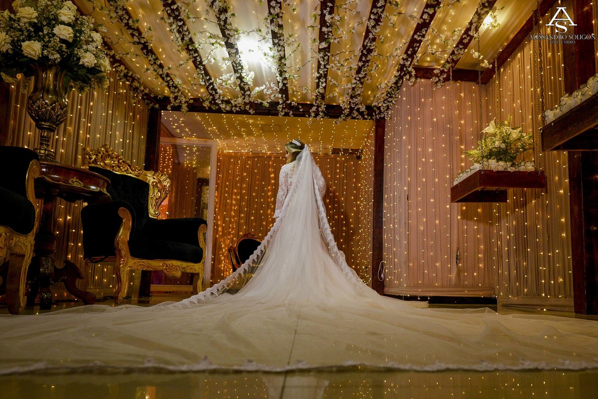 A noiva na decoração