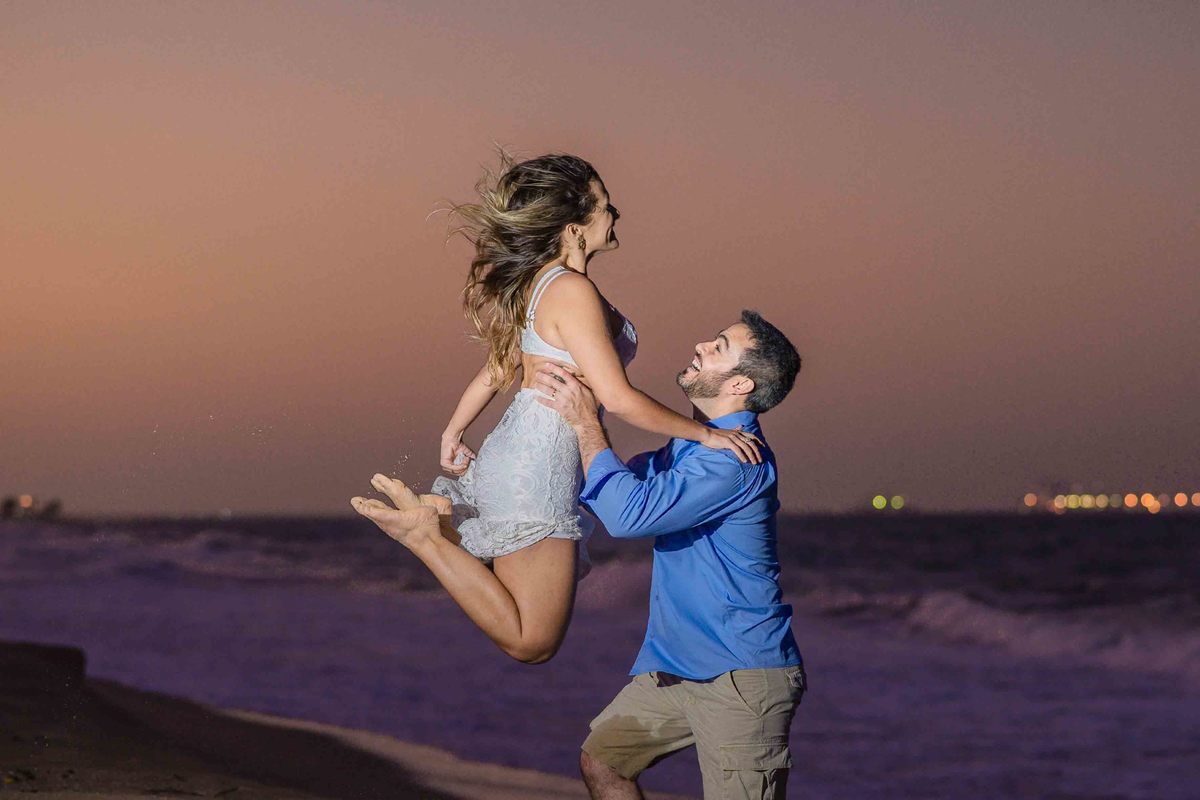 Lindo ensaio na praia