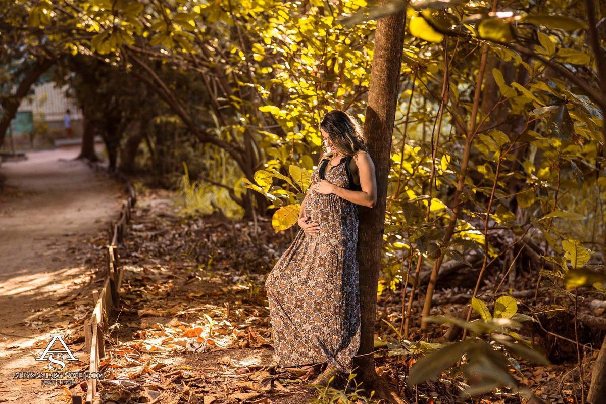 Ensaio gravida fortaleza