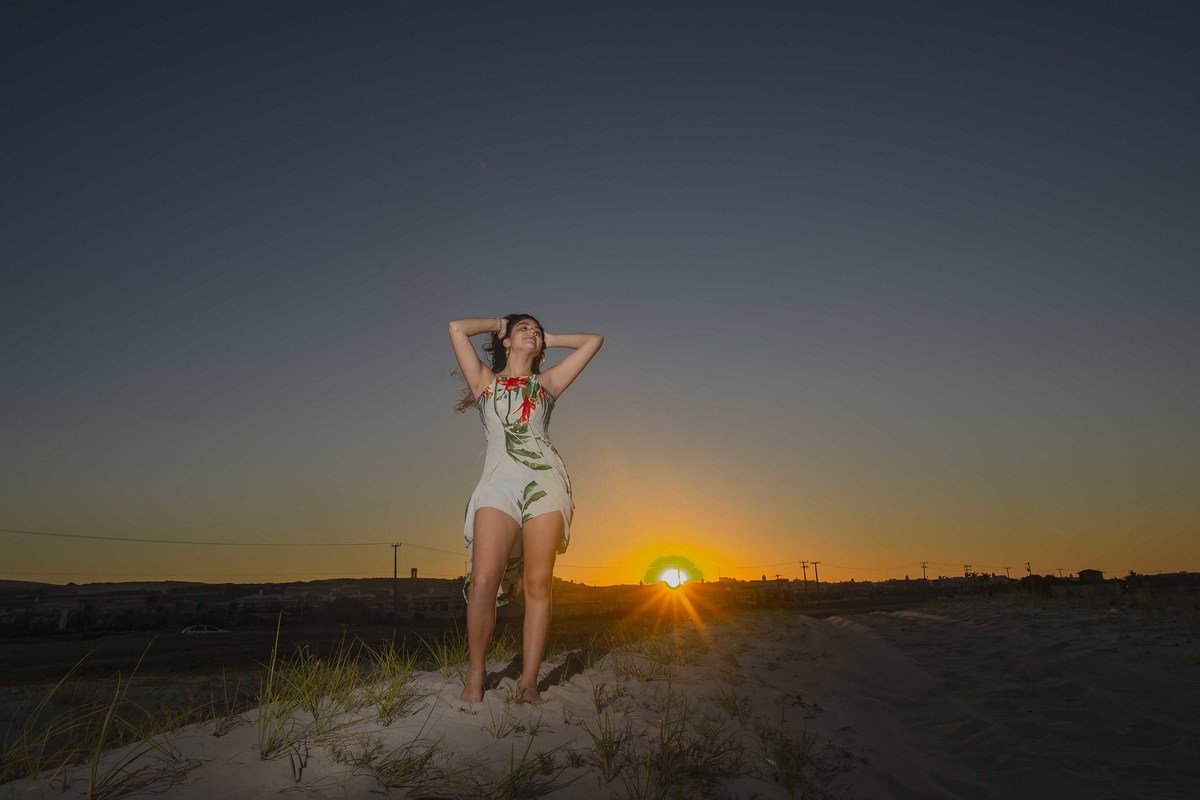 por do sol debutante