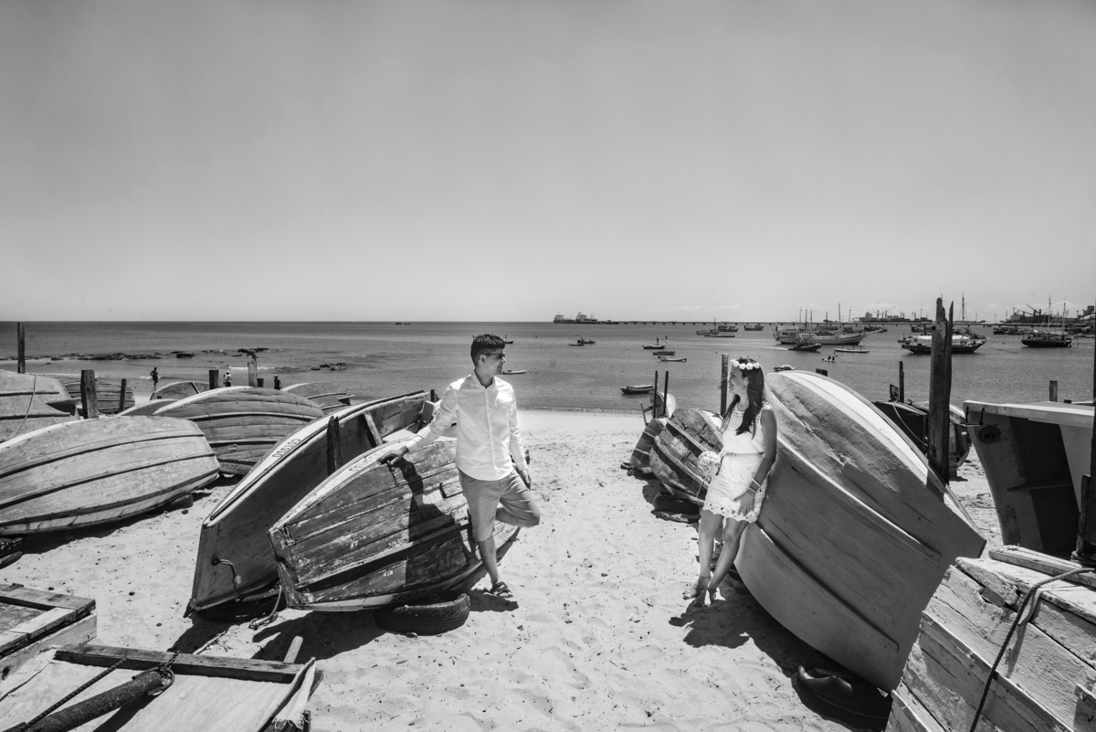 Fotografia na praia fortaleza