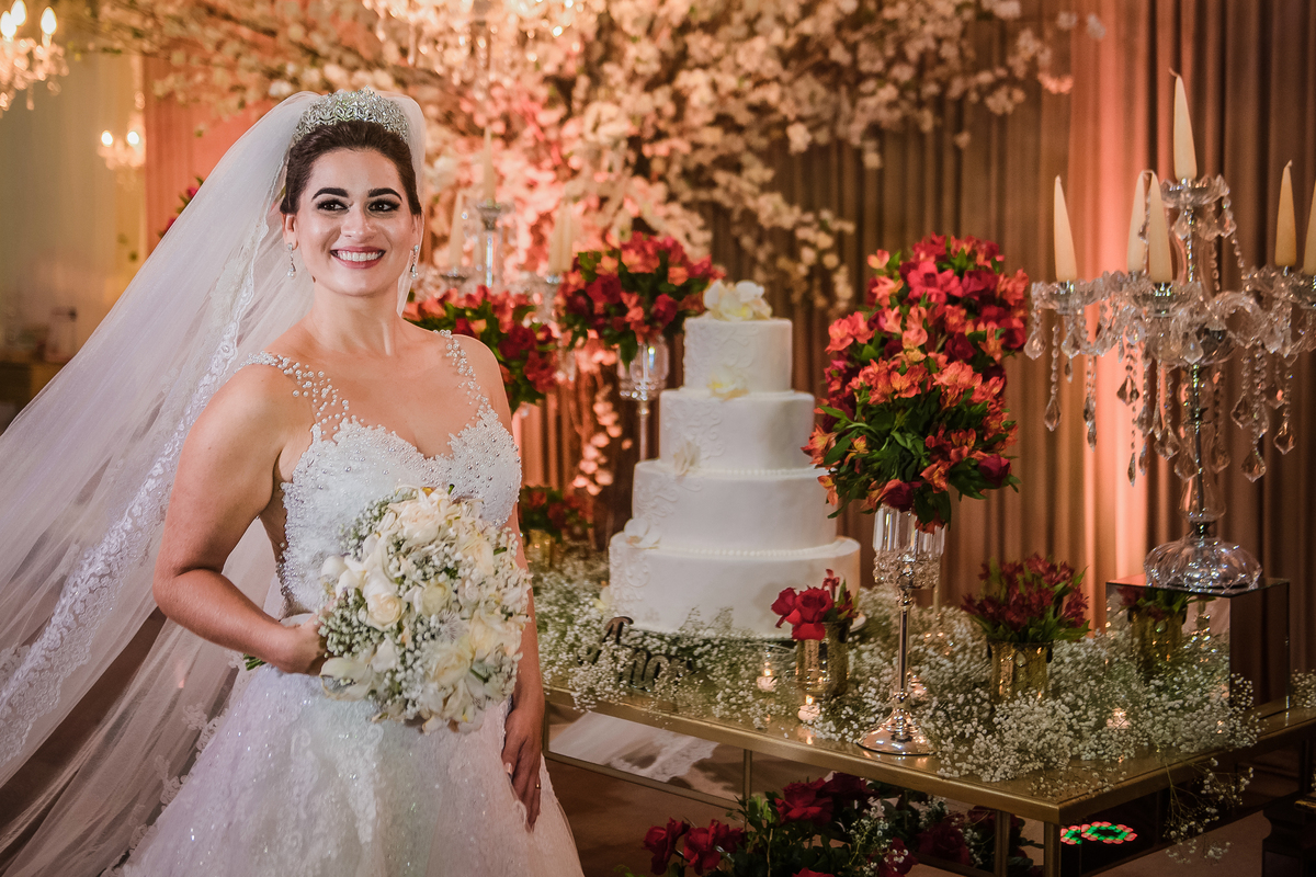 A noiva na decoração