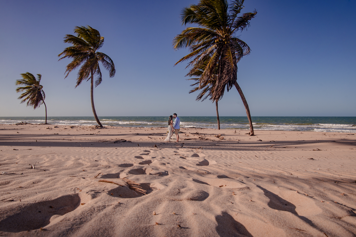 ENsaio pre casamento na praia