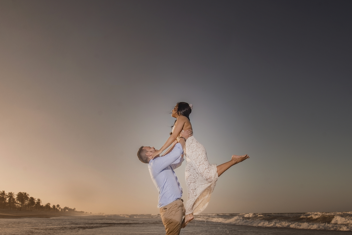 Casamento na praia de Combuco