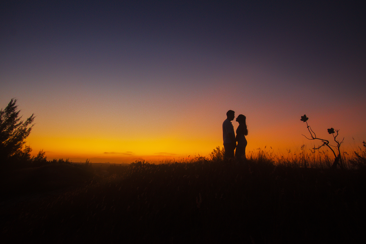 Noiv os no por do sol do ceará