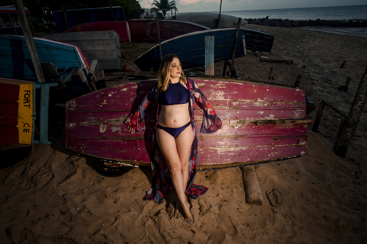 Gravida na praia Fortaleza