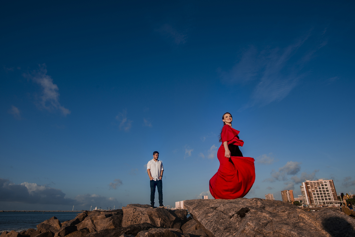 Ensaio casamento na praia Fortaleza