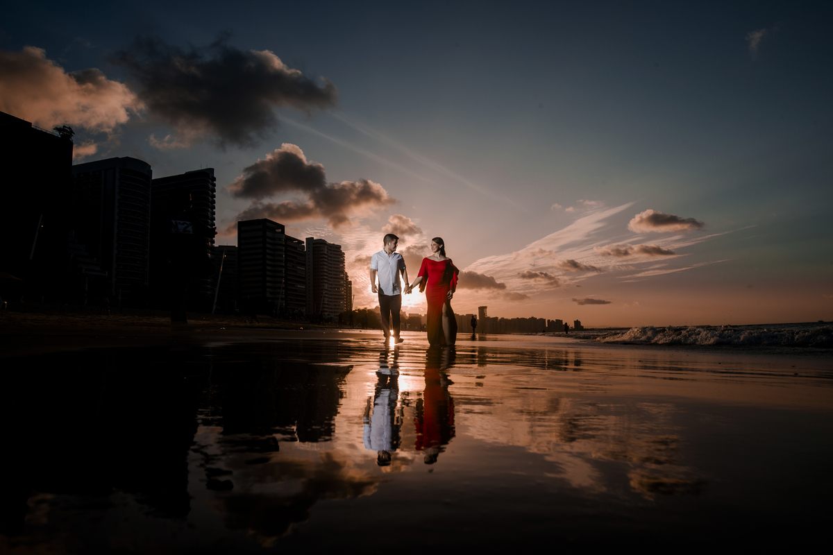 Ensaio casamento na praia Fortaleza