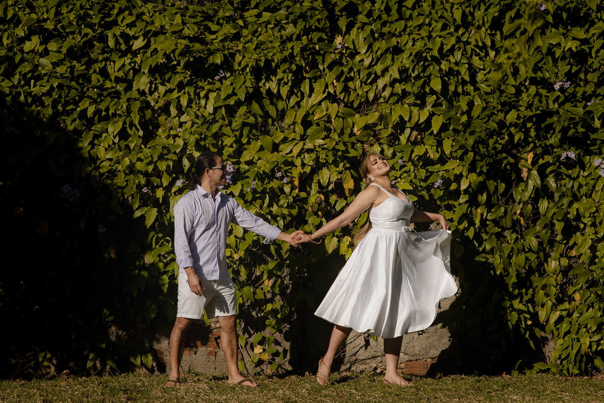 Ensaio pre casamento no campo