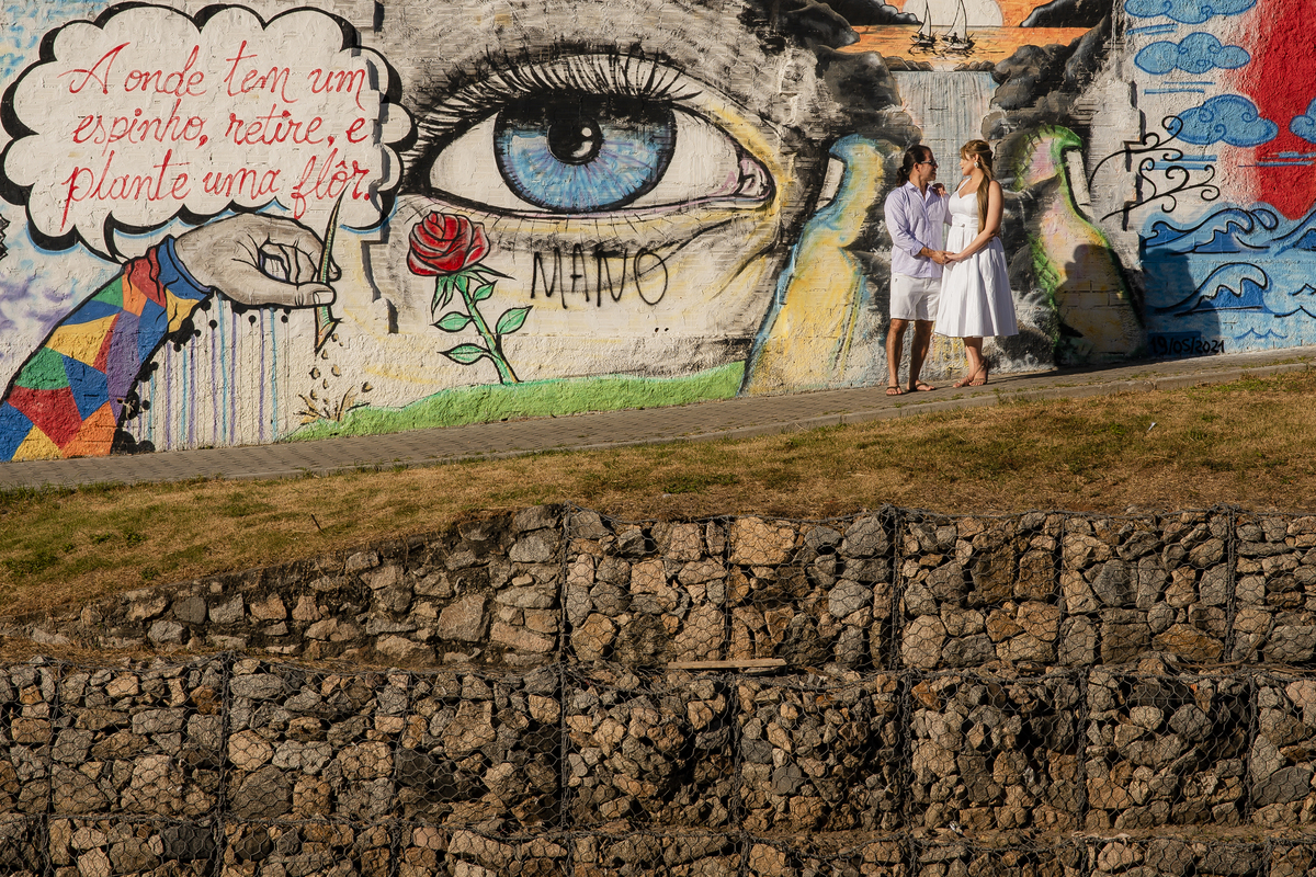 Ensaio pre casamento no campo