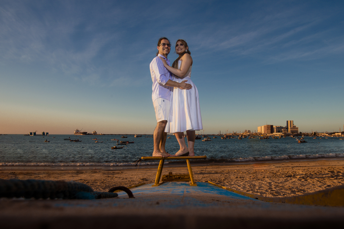 Ensaio casamento na praia em Fortaleza