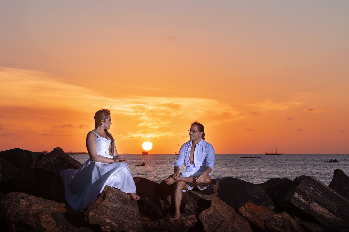 Ensaio casamento na praia em Fortaleza