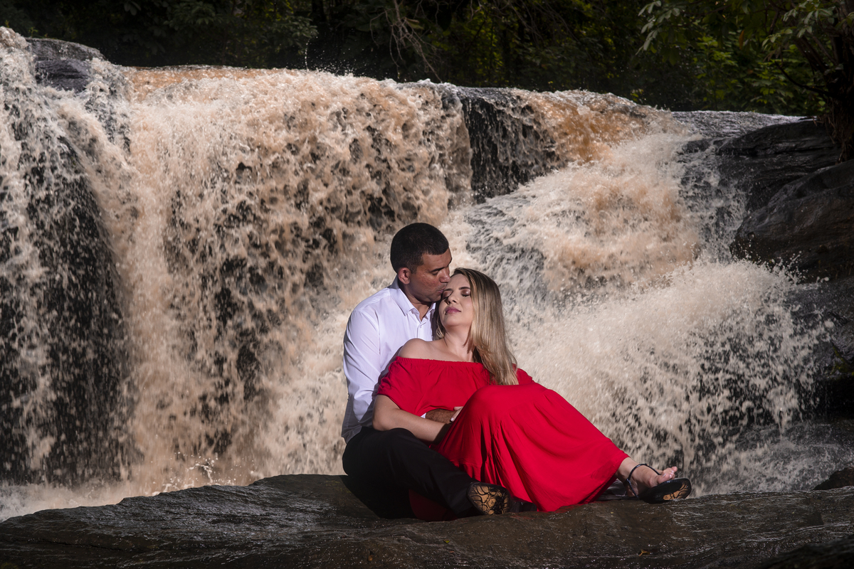 Ensaio fotografico na cachoeira de Guaramiranga