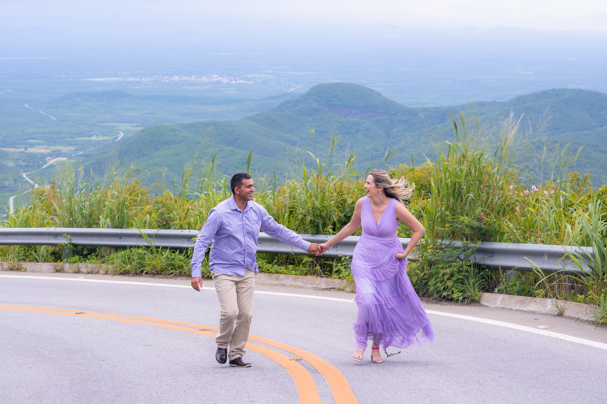 Ensaio noivos realizado na serra de Guaramiranga