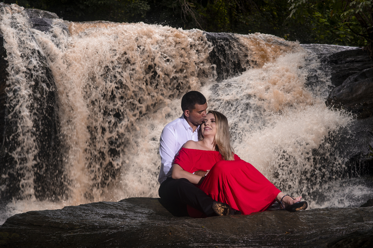 Ensaio fotografico na cachoeira de Guaramiranga