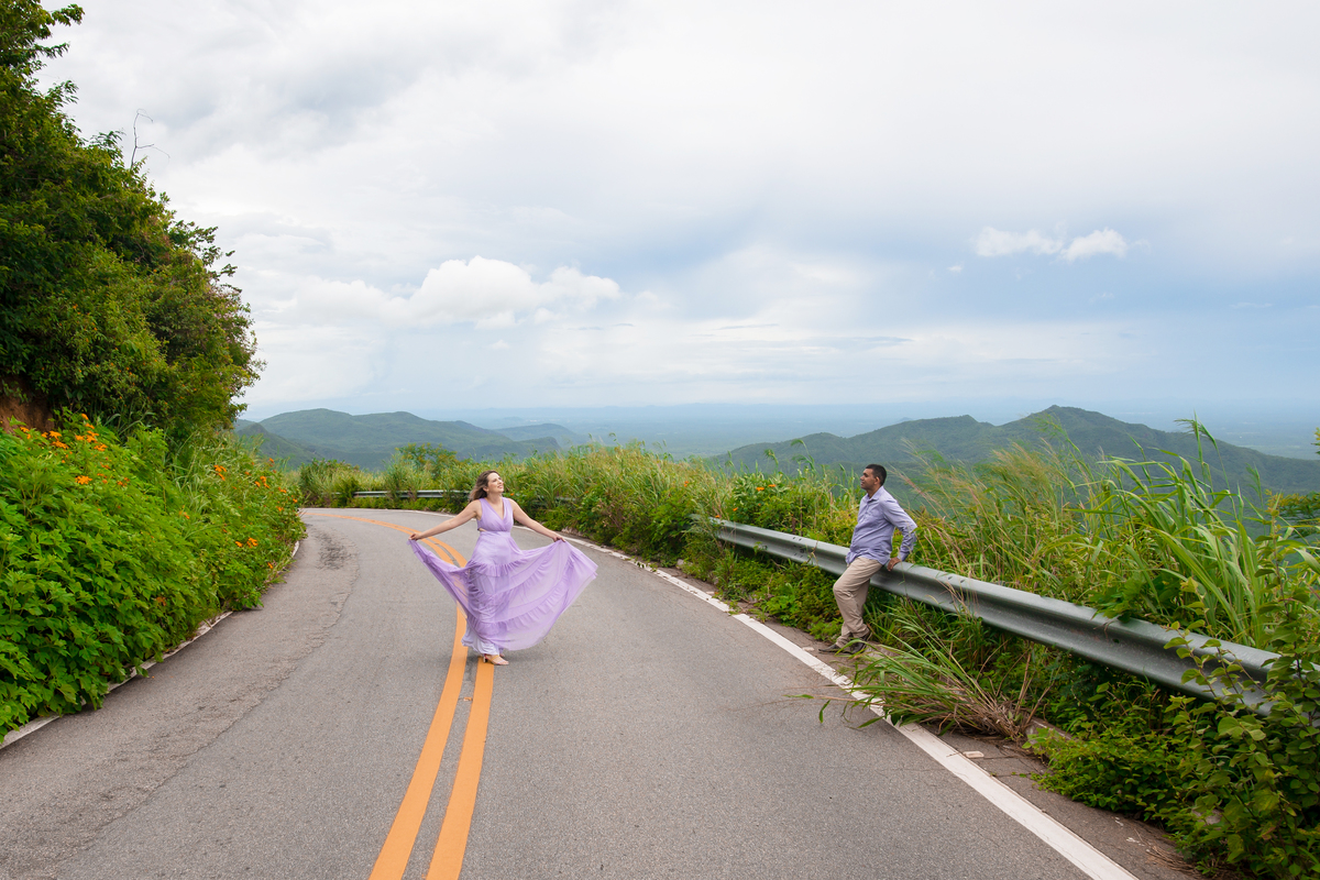 Ensaio noivos realizado na serra de Guaramiranga