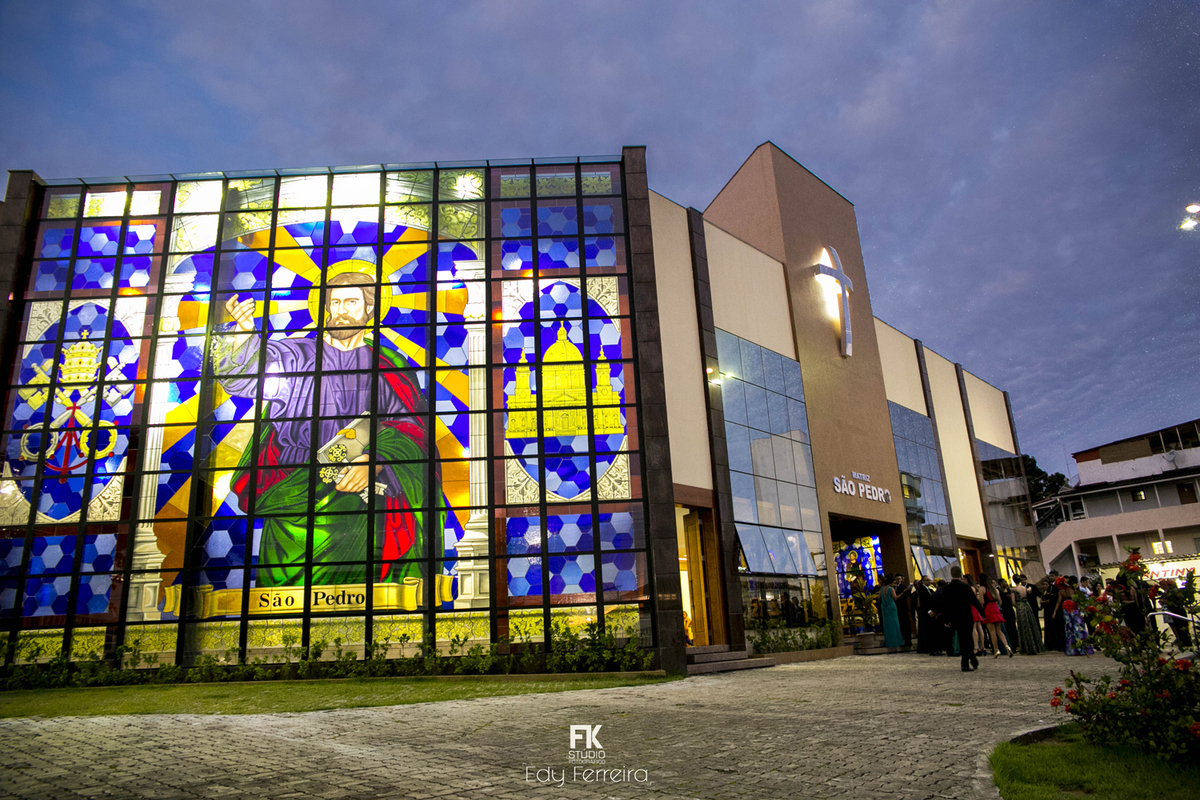 Giana e Hailson - Matriz São Pedro Guarapari - Carlos Avanci - Edy Ferreira - Fotografos de Guarapari