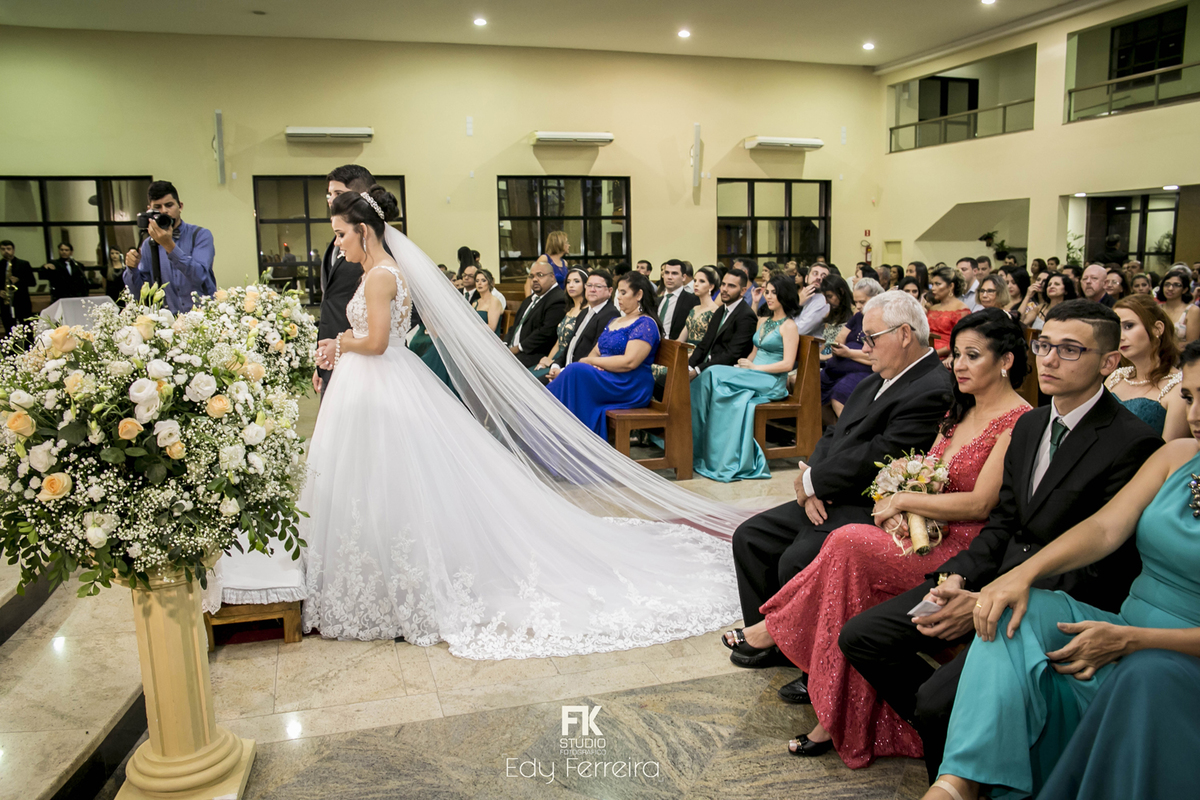 Giana e Hailson - Matriz São Pedro Guarapari - Carlos Avanci - Edy Ferreira - Fotografos de Guarapari