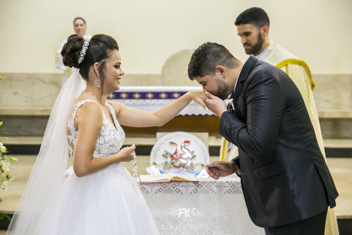 Giana e Hailson - Matriz São Pedro Guarapari - Carlos Avanci - Edy Ferreira - Fotografos de Guarapari