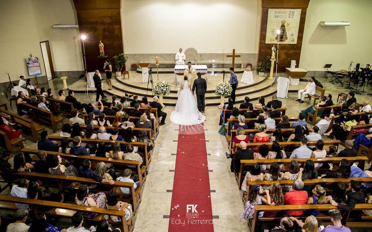 Giana e Hailson - Matriz São Pedro Guarapari - Carlos Avanci - Edy Ferreira - Fotografos de Guarapari