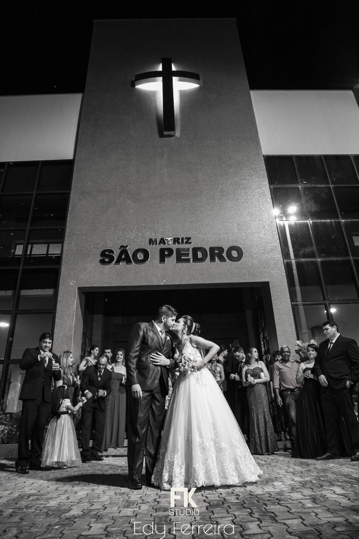 Giana e Hailson - Matriz São Pedro Guarapari - Carlos Avanci - Edy Ferreira - Fotografos de Guarapari
