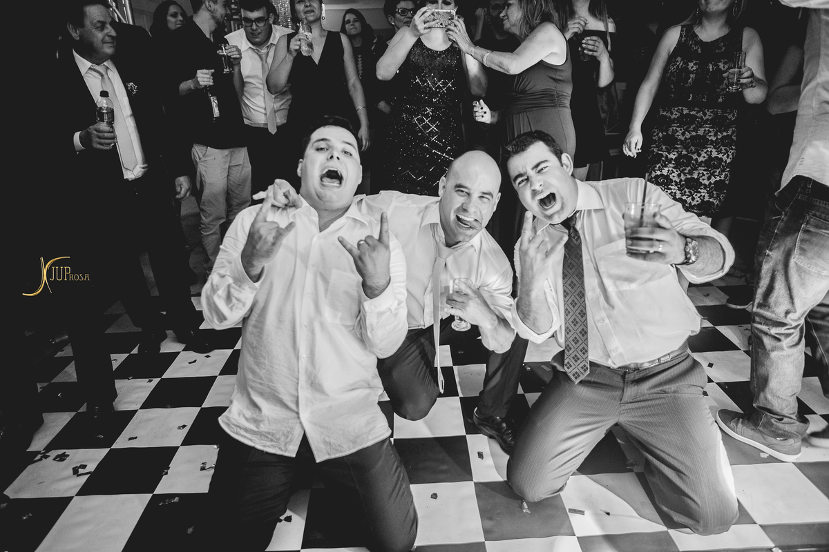 E quando o irmão da noiva é muito animado! rsrs