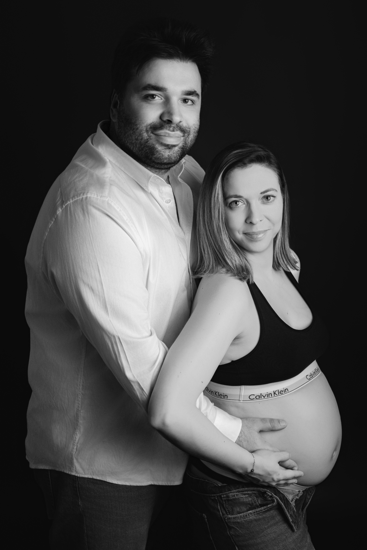 pais a preto e branco
