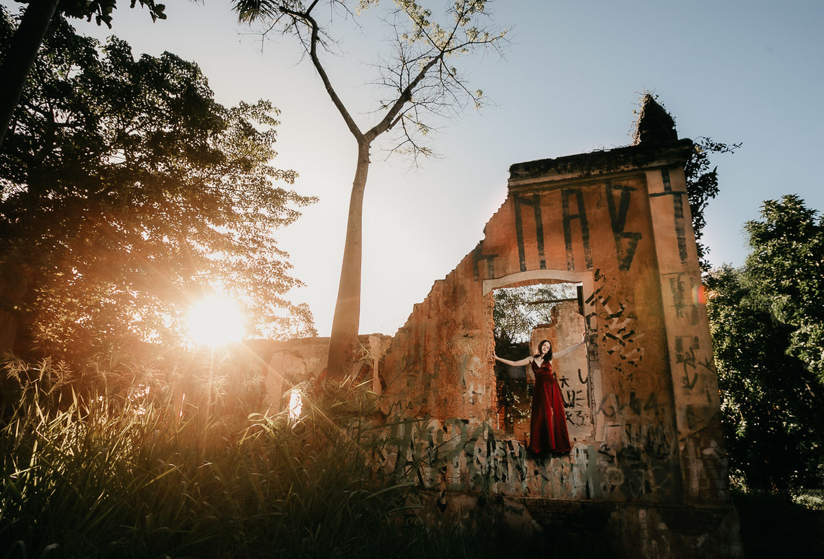 Ensaio Externo Debutante 15 anos Casarão Parque Jambeiro Campinas SP