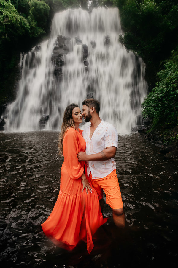 Pré Wedding Carina e Guilherme Cascata Águas de Santa Bárbara São Paulo