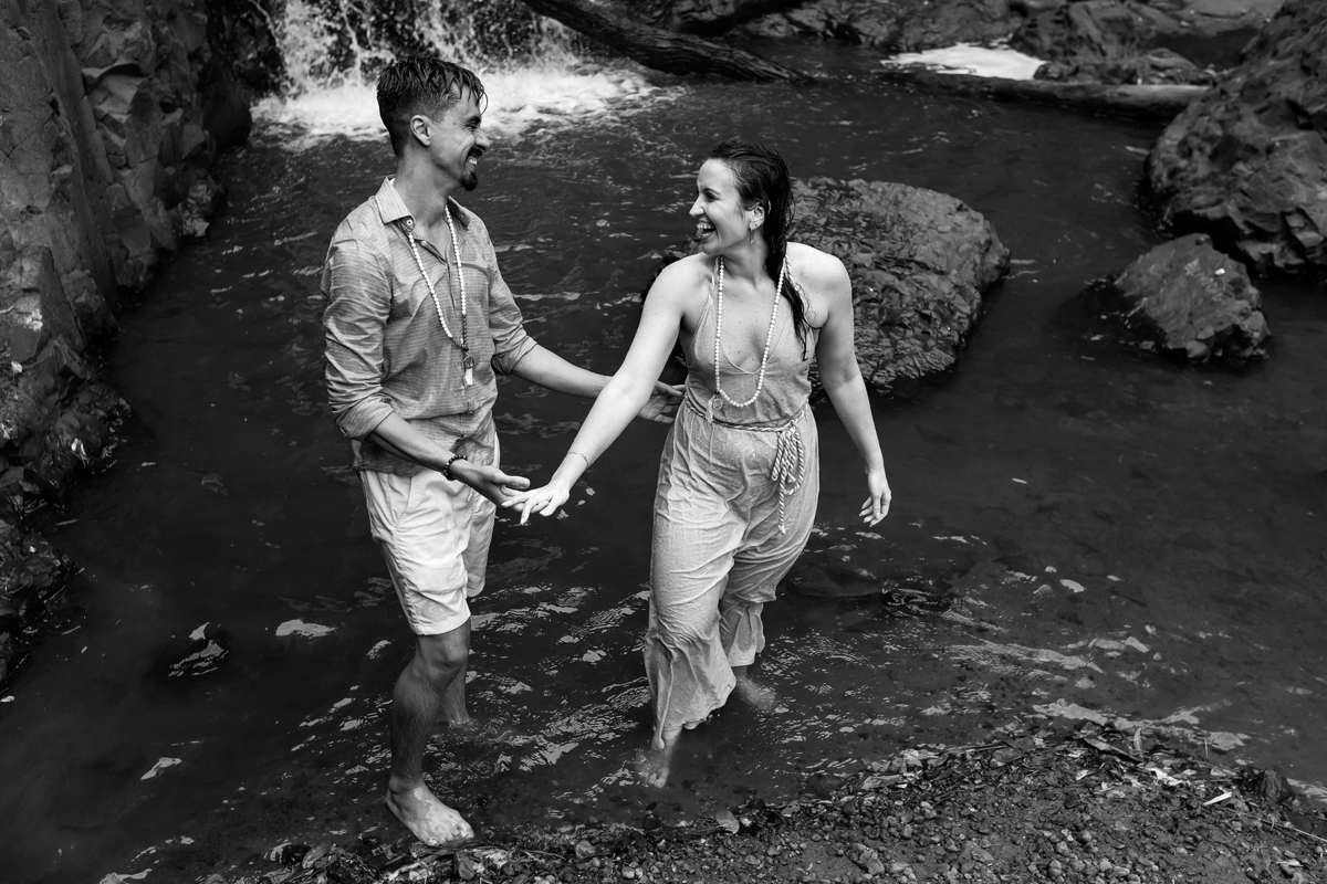 Ensaio pré wedding Cachoeira do Astor em Brotas SP