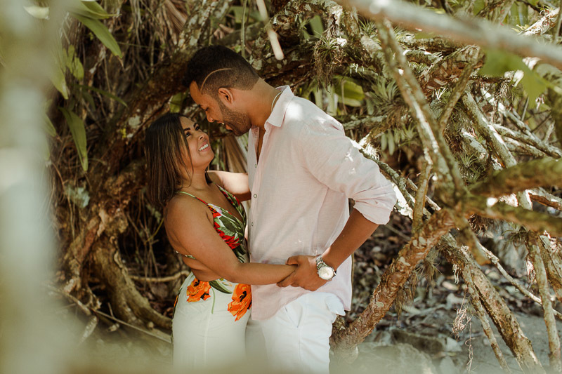 Ensaio de Casal Praia de Perequê Açu Ubatuba SP 