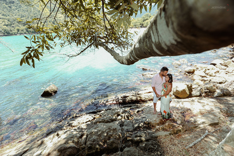 Ensaio de Casal Praia de Perequê Açu Ubatuba SP 