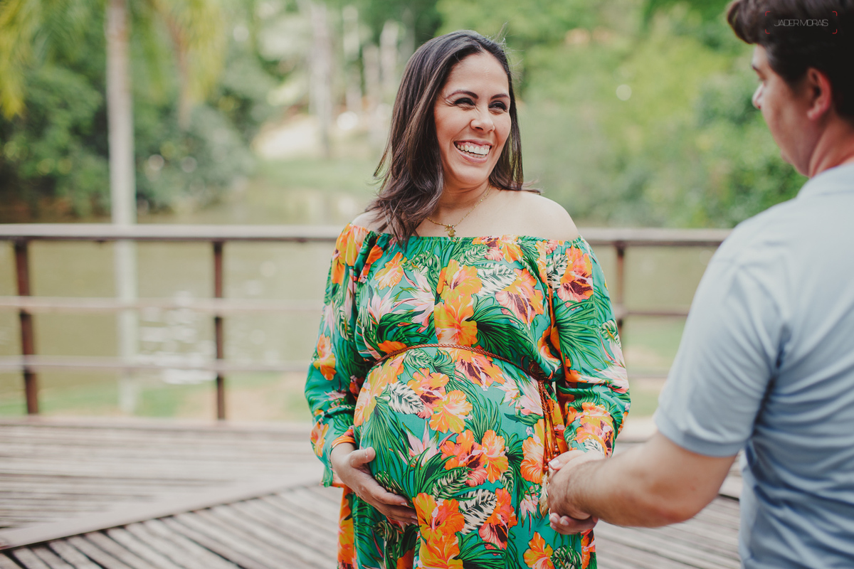 Fotografia de Gestante Parque Ecológico Campinas SP