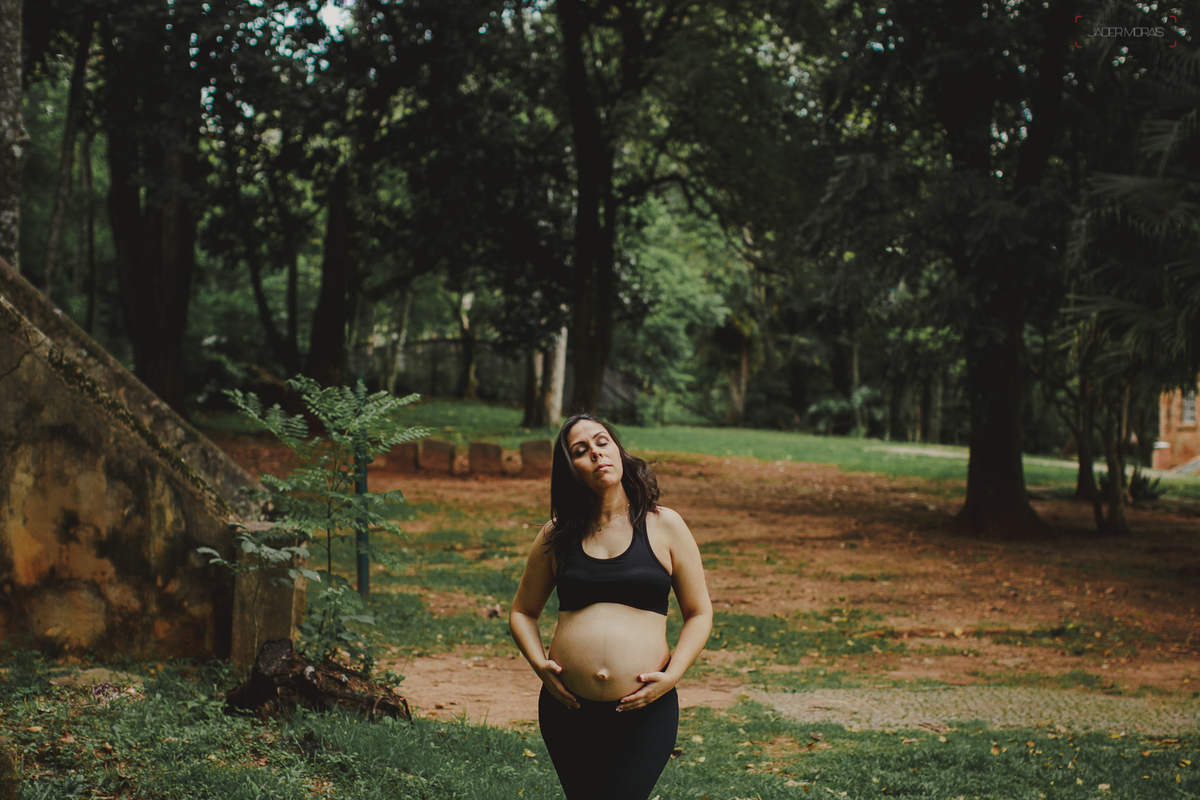 Fotografia de Gestante Parque Ecológico Campinas SP