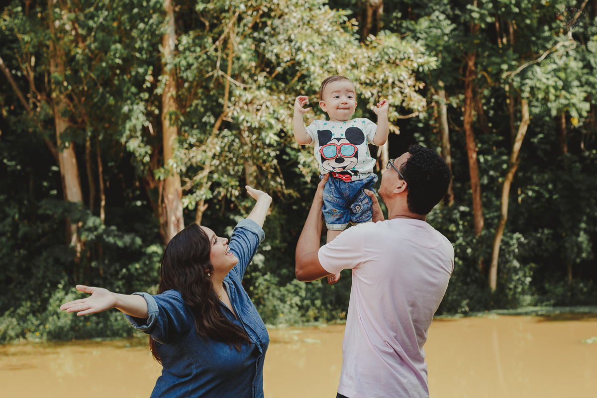 Fotografia de Família Swiss Parque Jardim Botânico Campinas SP 