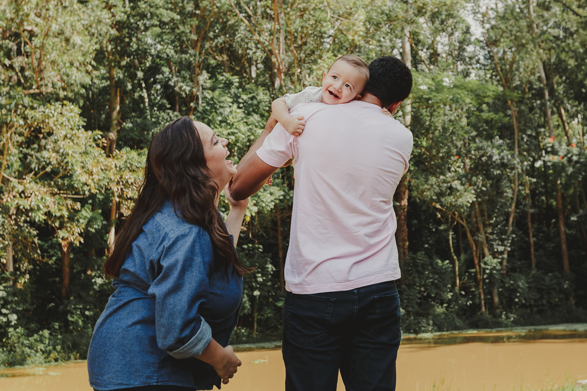 Fotografia de Família Swiss Parque Jardim Botânico Campinas SP 