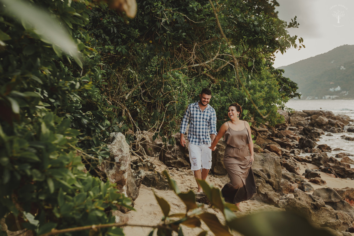 Ensaio de Casal Praia do Iporanga Guarujá SP