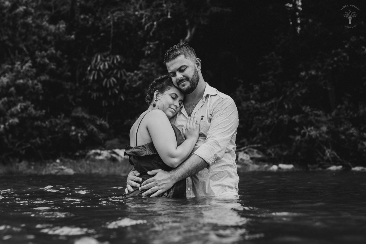 Ensaio de Casal Praia do Iporanga Guarujá SP