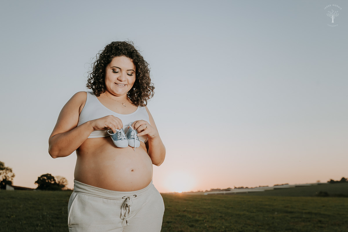 Fotografia de Gestante Cidade das Flores Holambra SP