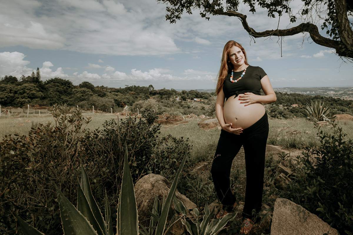 ensaio de gestante em alpinas