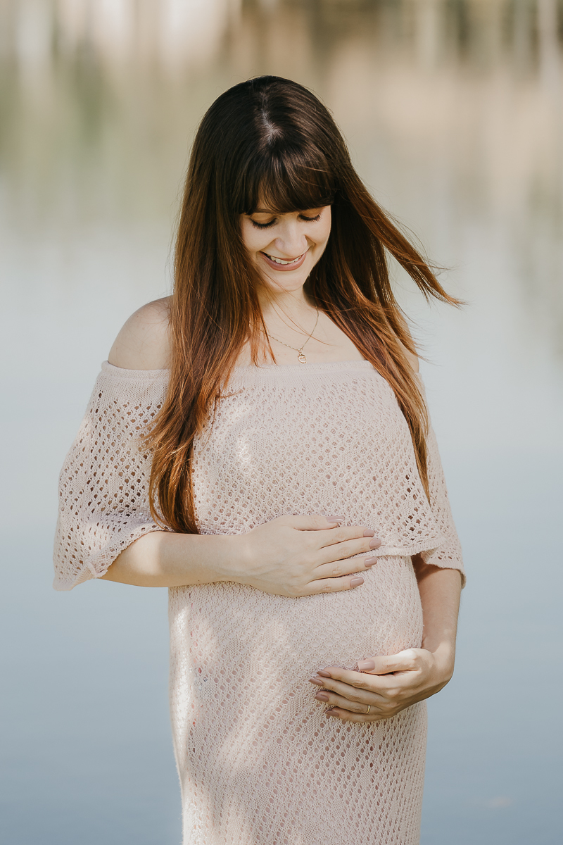 Fotografia de Gestante Praça dos Lagos Jaguariúna SP