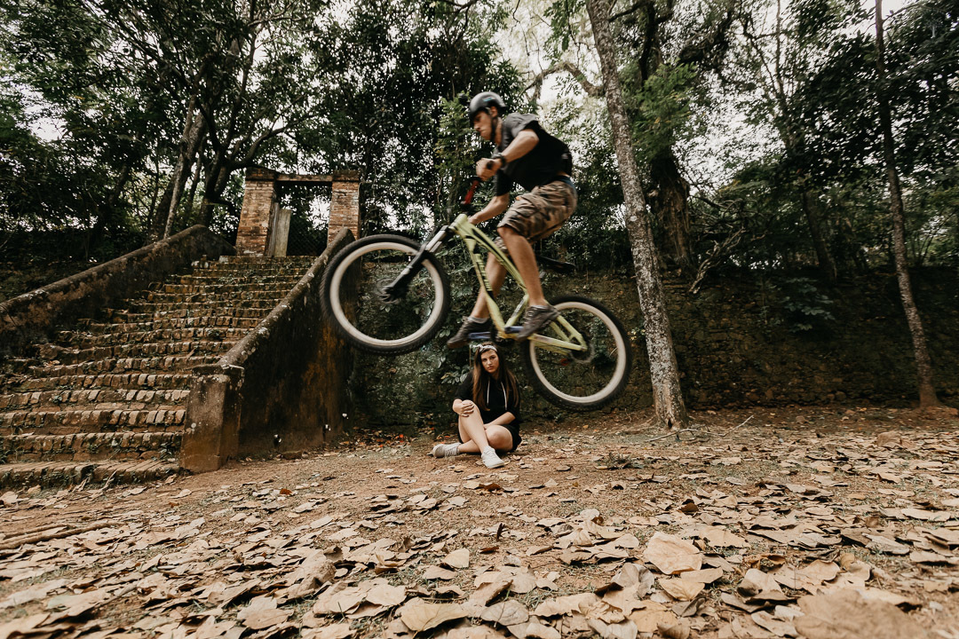 ensaio de bicicleta parque ecologico