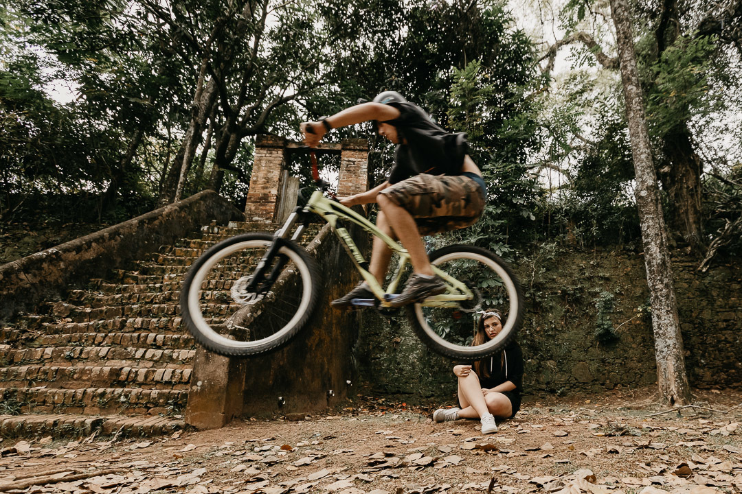 ensaio de 15 anos com bicicleta campinas sp