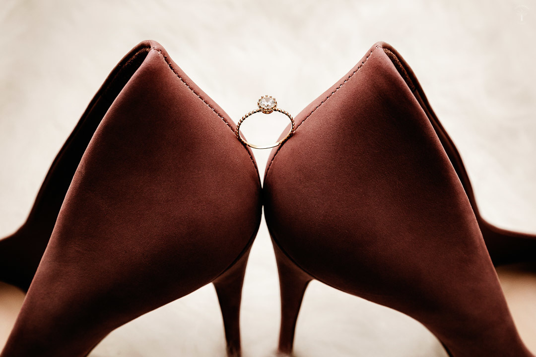foto das alianças de casamento
