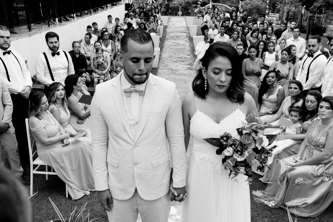 emoções fortes na cerimônia