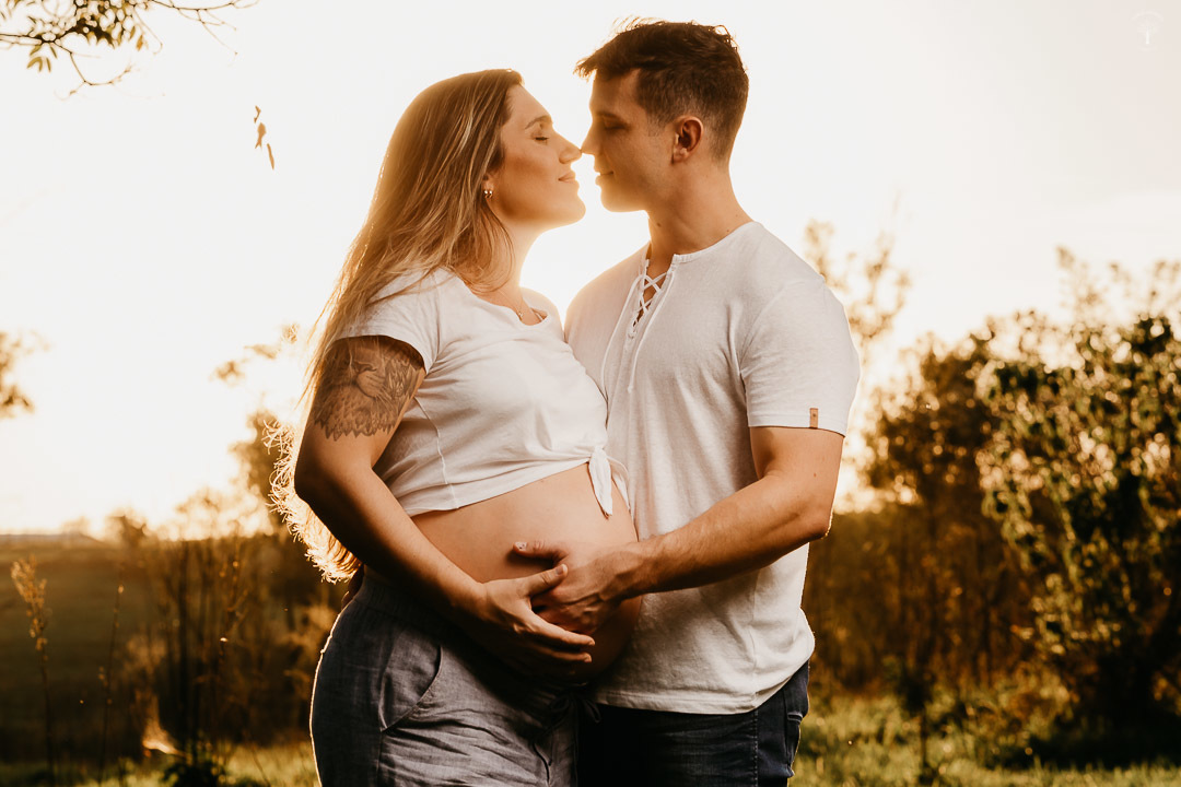 ensaio gestante por do sol sp