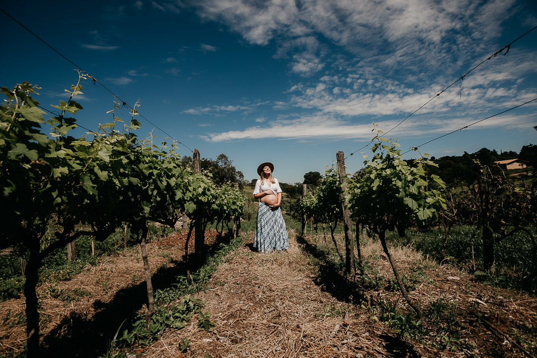 ensaio gestante vinícola chão de pedra valinhos sp